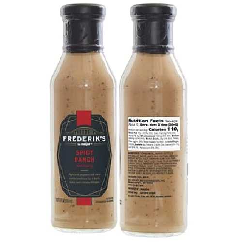 Generic SPICY RANCH SALAD DRESSING (2 Glass Bottles, 12 fl 薬局衡オンス. Each)