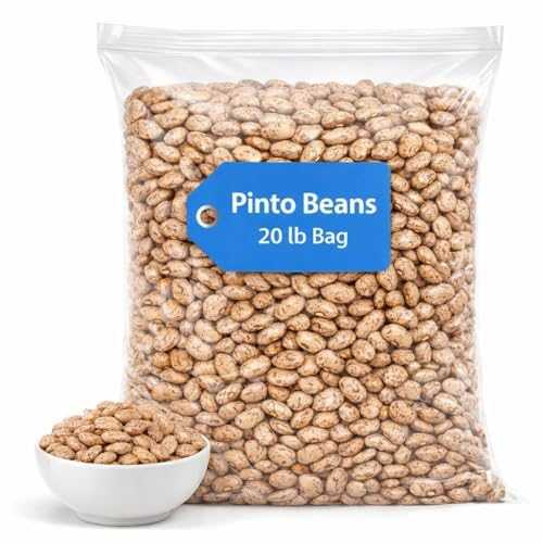 Triplenet Pricing Pinto Beans, Dry Bulk Beans, 20 重量ポンド Bag, Protein-Rich Pantry Staple