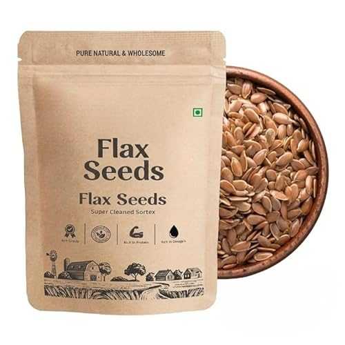Generic ORGANICS Flax Seeds 200GM / Natural Raw Flax seeds for Eating High Dietary Fiber Alsi Seeds Rich インチ Magnesium.