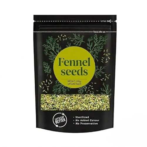 Generic fennel seeds, 100gm, Sabut Fennel Spices, No added colour, No preservatives