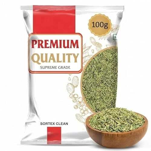 Generic Whole Fennel Seeds (Saunf) 100g / Aromatic Fennel Seed for Cooking \u0026 Mouth Freshener