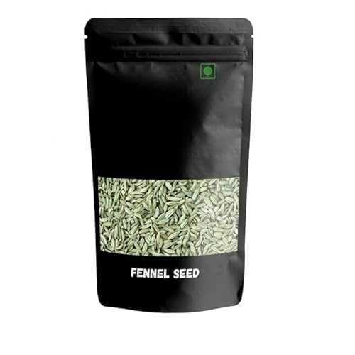 Generic Fennel Seeds Moti Premium Saunf for Mouth Freshener, Cooking \u0026 Masala / Natural, Aromatic \u0026 Unpolished Saunf (100gm)
