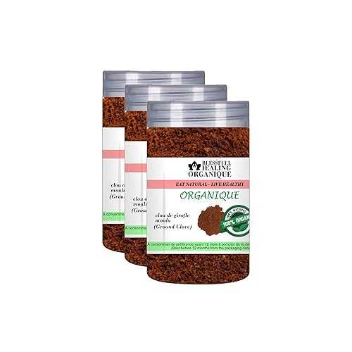Blessfull Healing Organic Ground Cloves 100 Gram (3.52 薬局衡オンス) Each (Pack Of 3) \u003d 300 Grams, Vegan
