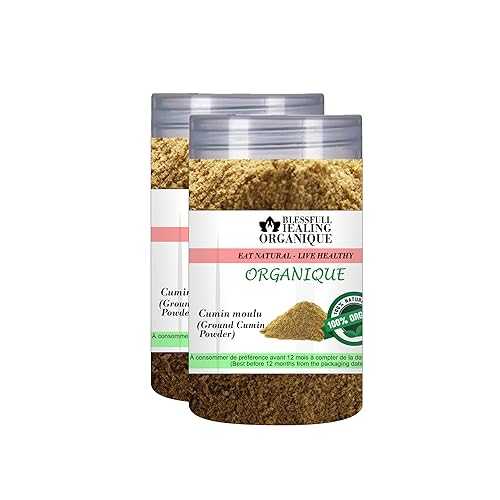 Blessfull Healing Organic Ground Cumin Powder 100 Gram (3.52 薬局衡オンス) Each (Pack Of 2) \u003d 200 Grams, Vegan