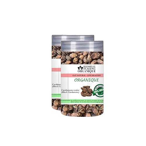 Blessfull Healing Organic Black Cardamom 75 Gram (2.64 薬局衡オンス) Each (Pack Of 2) \u003d 150 Grams, Vegan