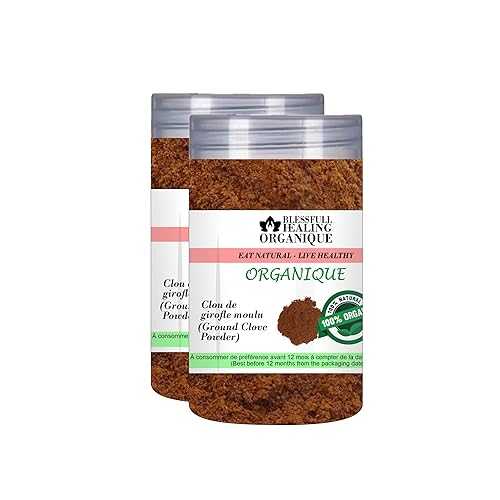 Blessfull Healing Organic Ground Clove Powder 100 Gram (3.52 薬局衡オンス) Each (Pack Of 2) \u003d 200 Grams, Vegan