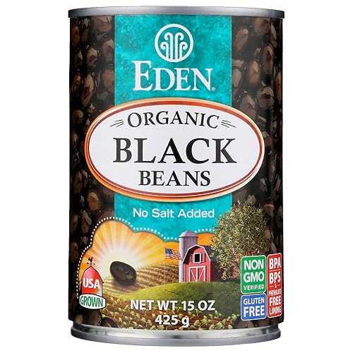 EDEN FOODS 食用豆缶黒いこと NS ORG、15 薬局衡オンス、PK-12 EDEN FOODS BEAN CAN BLACK NS ORG, 15 OZ, PK- 12