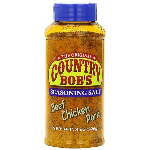 Country Bob\u0027s Seasoning Salt, 8 Ounce (Pack of 12)