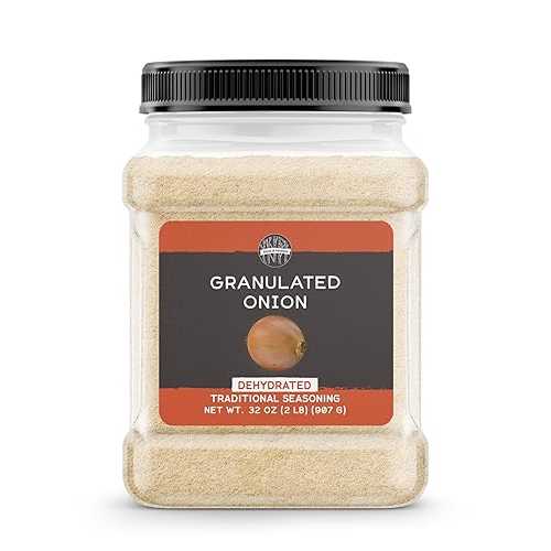 Birch \u0026 Meadow 2 重量ポンド of Granulated Onion, Kitchen Staple, Dehydrated Seasoning