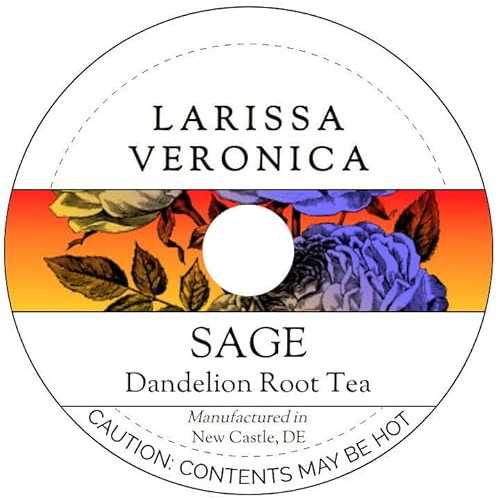Larissa Veronica Sage Dandelion Root Tea (Single Serve K-Cup Pods) (12 pods, ZIN: 574467)