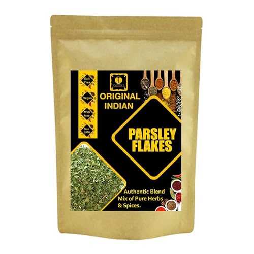 EDZZEL Unique Premium Indian Natural Parsley Flakes -100 GRAM ( Pack Of 1 )