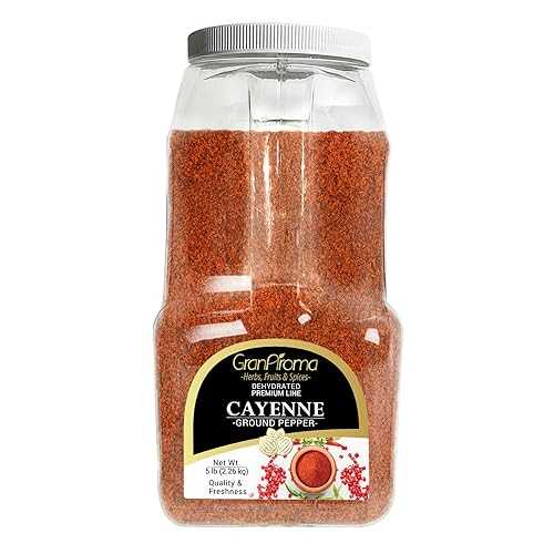 GranAroma Cayenne Pepper, 5 重量ポンド, Spicy Flavor, Salsas \u0026 Sauces, Versatile Spice