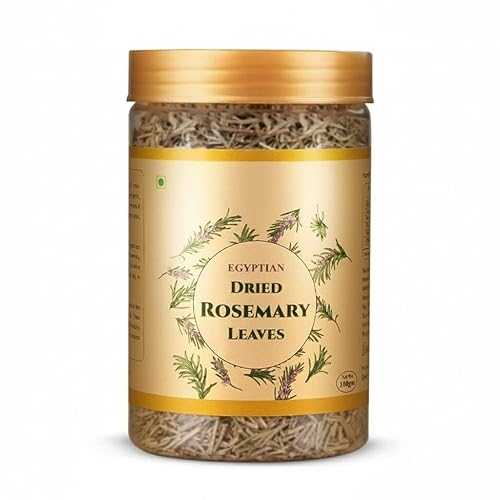 Generic Rosemary Leaves / Egyptian Dried / For Seasoning, Tea \u0026 Hair / Imported / Supports Hair Growth / Cooking Pasta Soups Salad / No Added Preservatives \u0026 Additives (100 gram)
