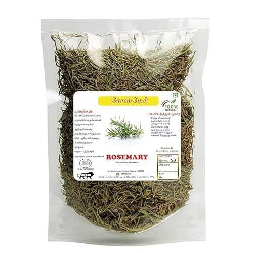 Generic Pure Rosemary Herbs, 50g, Natural Dried Rosemary for Food, Hair care, Herbal Tea, Preservative-free \u0026 Additive-free