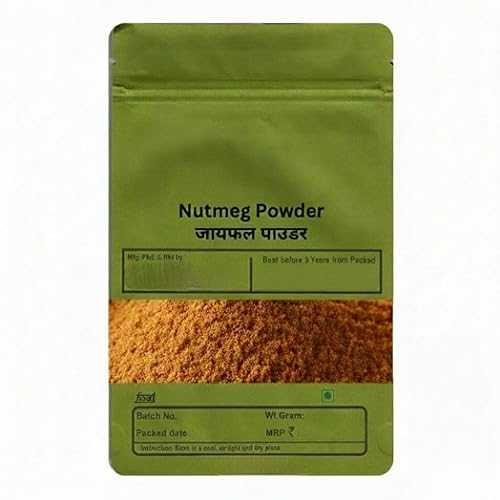 Generic Organic Jaiphal, Nutmeg Powder 50g -Kitchen Essential for Rich Taste-Aroma-Taste the Tradition-Handpicked-Sun-Dried-Natural-No Mixing.