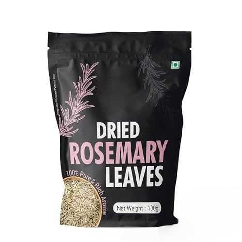 Generic Dried Rosemary Leaves 100g / 100% Natural, Pure \u0026 Aromatic Herb / For Cooking, Hair Growth, Tea \u0026 Skincare / Suitable for Rosemary water and Rosemarry Oil preparation