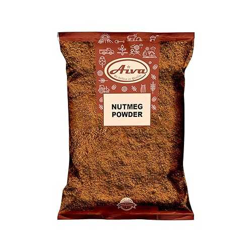 AIVA WE BELIEVE IN QUALITY Aiva Nutmeg Powder / Ground Spice for Cooking / Baking / Desserts / Beverages / Seasoning Recipes / 7 薬局衡オンス (Pack Of 20)