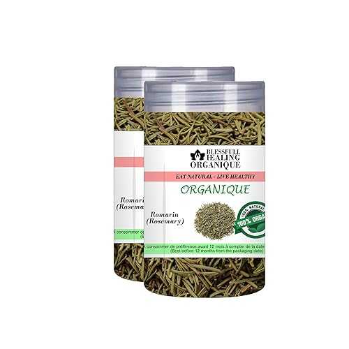 Blessfull Healing Organic Rosemary 100 Gram (3.52 薬局衡オンス) Each (Pack Of 2) \u003d 200 Grams, Vegan