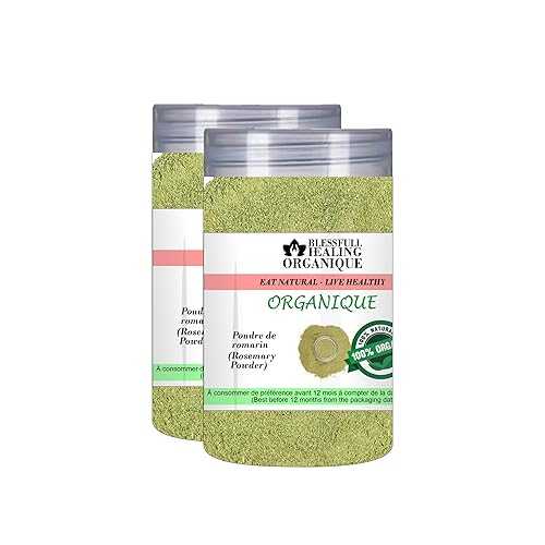 Blessfull Healing Organic Rosemary Powder 100 Gram (3.52 薬局衡オンス) Each (Pack Of 2) \u003d 200 Grams, Vegan