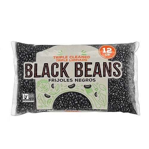 Generic Black Beans - Frijoles negros 12 lbs.