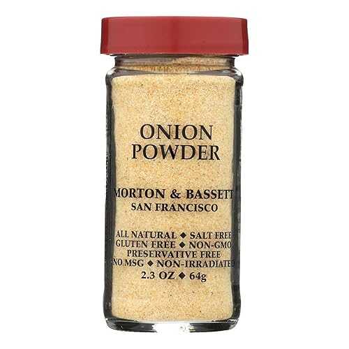 MORTON \u0026 BASSETT, Seasoning, Onion Powder, Pack of 3, Size 2.3 OZ, (Gluten Free Yeast Free)