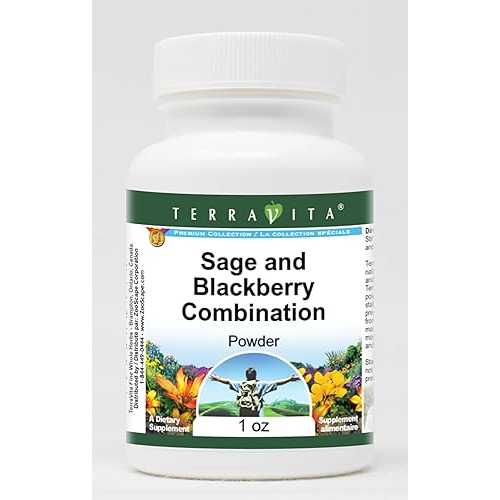 Terravita Sage and BlackBerry Combination Powder (1 薬局衡オンス, ZIN: 516421) - 3 Pack