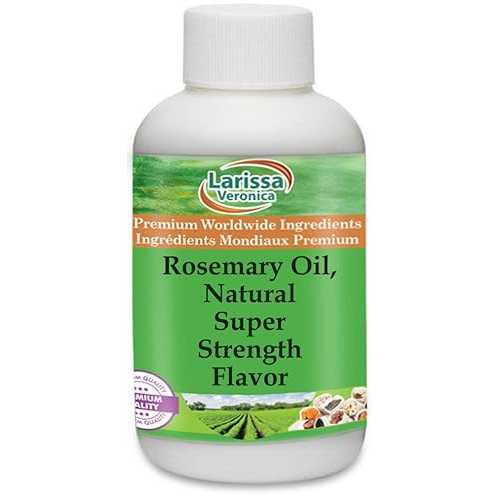 Larissa Veronica Rosemary Oil, Natural Super Strength Flavor (8 薬局衡オンス, ZIN: 528571)