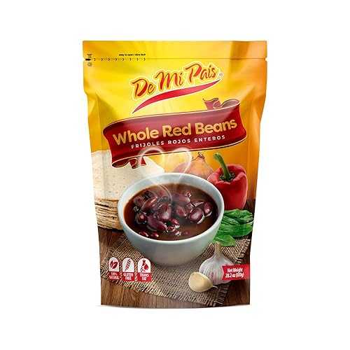 De Mi Pais Frijoles Rojos Enteras 800gr/Whole Red Beans 800gr - Gluten-Free, 0 Trans Fat, 100% Natural Red Beans (6)