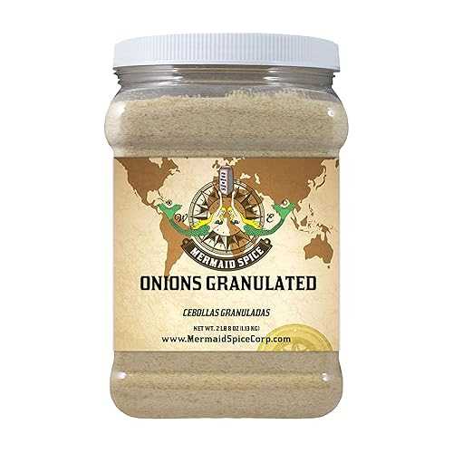 Mermaid Spice Corp., Inc. 1 Mermaid Spice Corp - Onion Granulated - 2 重量ポンド. 8 薬局衡オンス. (1.13 kg.)