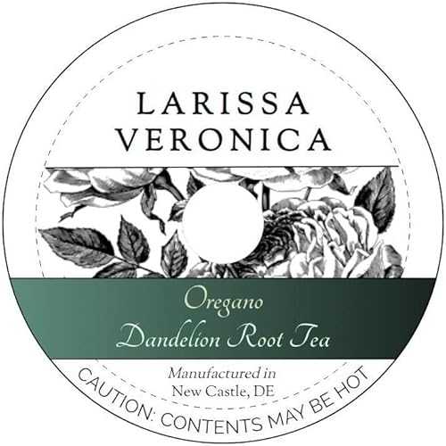 Larissa Veronica Oregano Dandelion Root Tea (Single Serve K-Cup Pods) (12 pods, ZIN: 573859)