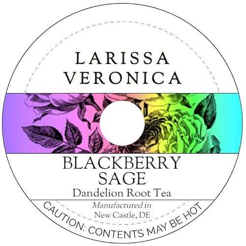 Larissa Veronica Blackberry Sage Dandelion Root Tea (Single Serve K-Cup Pods) (12 pods, ZIN: 575171)