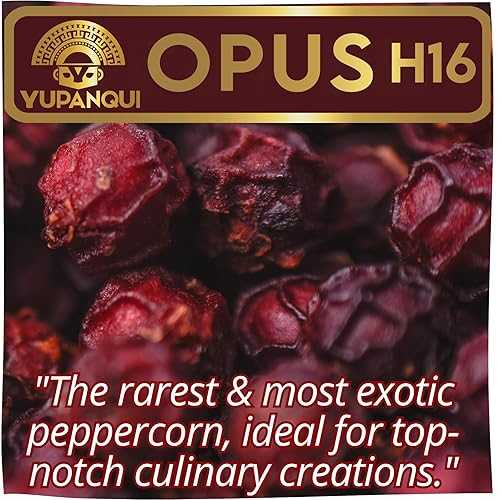 Yupanqui OPUS H16 Most Rare Exotic Peppercorn [8.8薬局衡オンス] World Unique Burgundy hue Organic Peppercorns Whole -Sensual Wine Red Gourmet Peppercorns for Fine Dining \u0026 Luxury Gifting -Perfect for Connoisseurs
