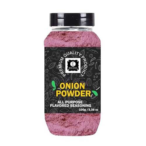 EDZZEL Premium Quality Indian Organic Onion Powder Plant Based, Vegan, Gluten Free-100 GRAM Box (Set Of 3)