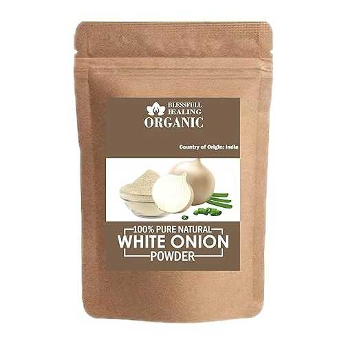 Blessfull Healing Organic 100% Pure Natural White Onion Powder / 100 Gram / 3.52 薬局衡オンス