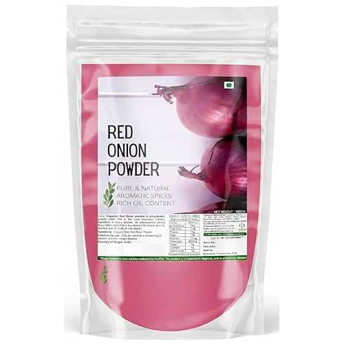 Generic 100gm Red Onion Powder Pure \u0026 Natural Aromatic Spices Rich Oil Content Good For Cooking