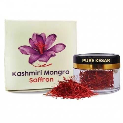 Generic Pure Kashmiri Mongra Saffron / Premium A++ Grade Kesar 1g / 100% Natural \u0026 Handpicked / Rich Aroma \u0026 Deep Color / Saffron
