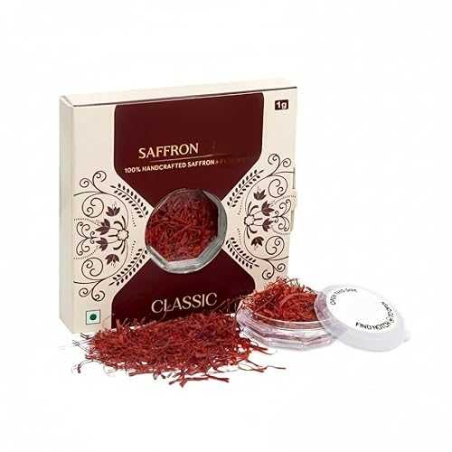 Generic Classic Original Kasor / 100% Pure Saffron / Long Threads / Suitable For Pregnant Women, Food Aroma, Sweets, Beverages, Medicinal, Pooja, Beauty and Gifting / 1g