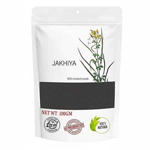 Generic Black Jakhiya Seeds / Wild Mustard Seed / Rai Seeds - 100 Gm