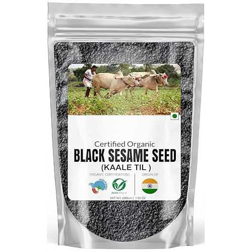 Generic Black Sesame Seeds, Kaale Til, Fresh \u0026 Organic Fully Fiber Rich Great for Cooking \u0026 Baking
