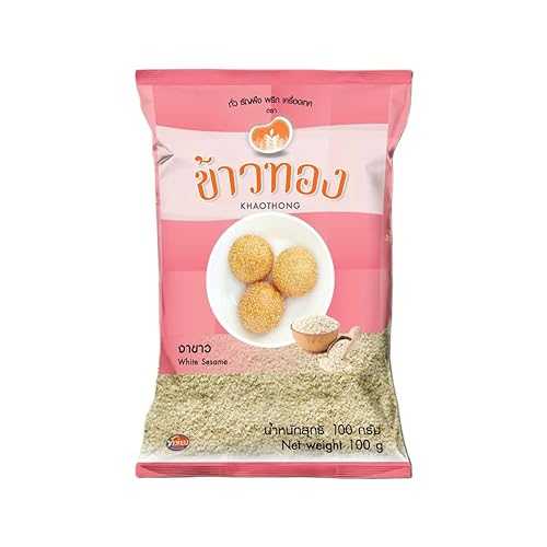 ??????? Golden Grains Raw Hulled White Sesame Seeds / Untoasted for Baking, Cooking \u0026 Topping / Nutrient-Dense / Resealable Pouch 100g Generic Golden Grains Raw Hulled White Sesame Seeds / Untoasted for Baking, C