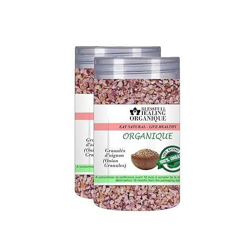 Blessfull Healing Organic Onion Granules 100 Gram (3.52 薬局衡オンス) Each (Pack Of 2) \u003d 200 Grams, Vegan