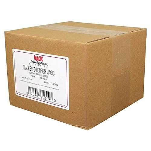 Chef Paul Blackened Redfish Magic Seasoning Blends / Cajun-Style Spices \u0026 Seasonings / Gluten-Free, No MSG, Bold Flavor / Perfect for Grilling, Cooking \u0026 BBQ / 10 重量ポンド. Package (Pack of 1 case)
