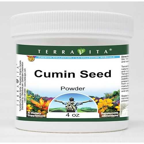 クミンシードパウダー (4薬局衡オンス、ZIN: 511761) - 2風呂敷き包み Terravita Cumin Seed Powder (4 薬局衡オンス, ZIN: 511761) - 3 Pack