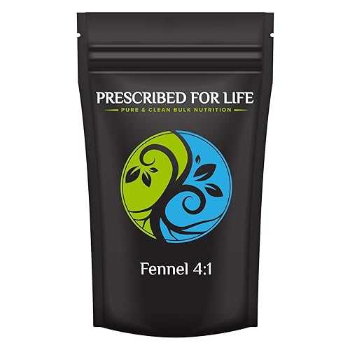 Prescribed For Life Fennel Seed 4:1 Extract Powder / Fennel Seed Supplement / Breast Milk Supply Supplement / Fennel Extract Powder / Gluten Free, Vegan, Non-GMO, 12 薬局衡オンス (340 g)