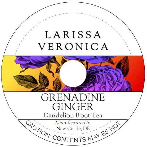 Larissa Veronica Grenadine Ginger Dandelion Root Tea (Single Serve K-Cup Pods) (12 pods, ZIN: 576259)