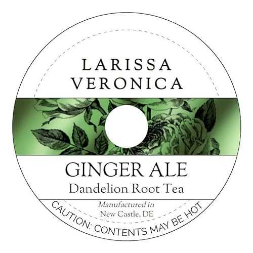Larissa Veronica Ginger Ale Dandelion Root Tea (Single Serve K-Cup Pods) (12 pods, ZIN: 572787)