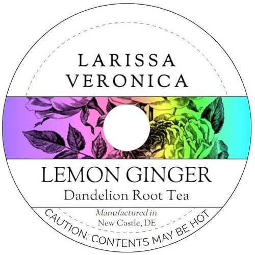 Larissa Veronica Lemon Ginger Dandelion Root Tea (Single Serve K-Cup Pods) (12 pods, ZIN: 576051)