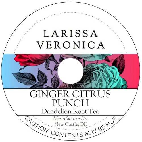 Larissa Veronica Ginger Citrus Punch Dandelion Root Tea (Single Serve K-Cup Pods) (12 pods, ZIN: 578323)