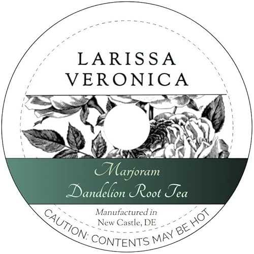 Larissa Veronica Marjoram Dandelion Root Tea (Single Serve K-Cup Pods) (12 pods, ZIN: 573571)