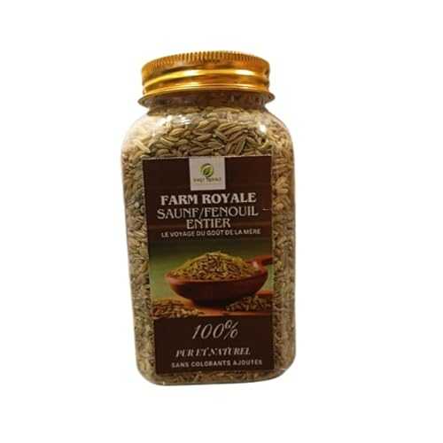 Farm Royale Fennel/Saunf whole-200gm - 100% Natural, No Added Colors or Flavors/Digestive mouth freshner Premium Export Quality